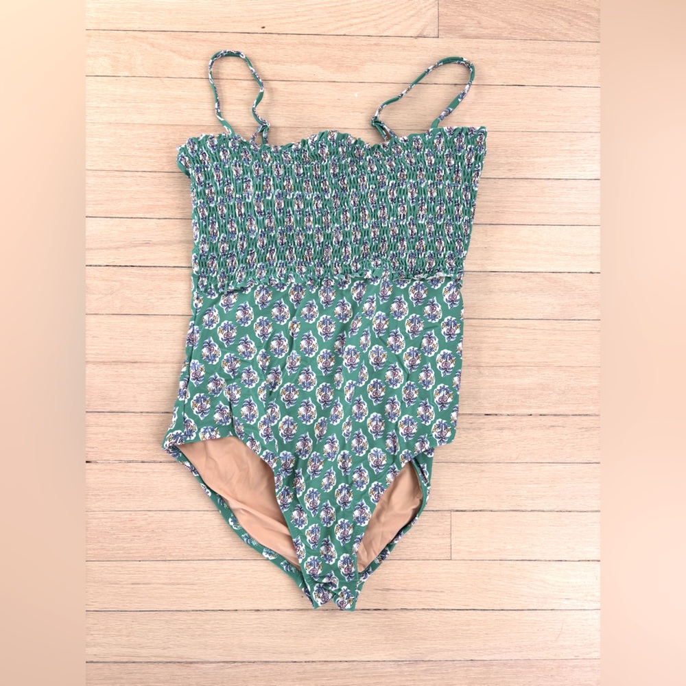 Jcrew smocked swim